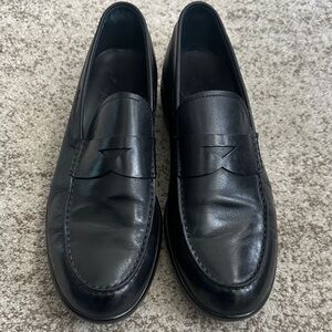 Tod’s Black Leather Men’s Penny Loafers 8.5